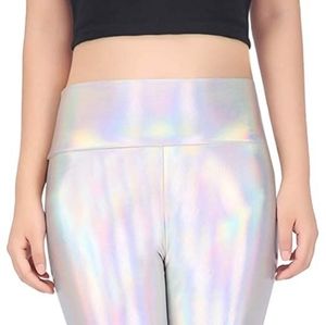 Iridescent Holographic Leggings